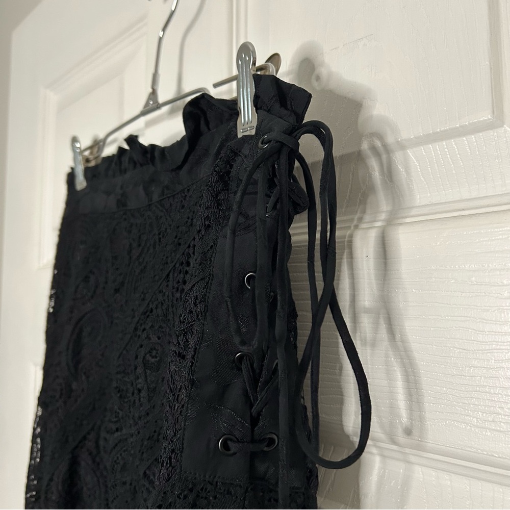 Free People For Love and Lemons Danielle Midi Skirt - Picture 6 of 12